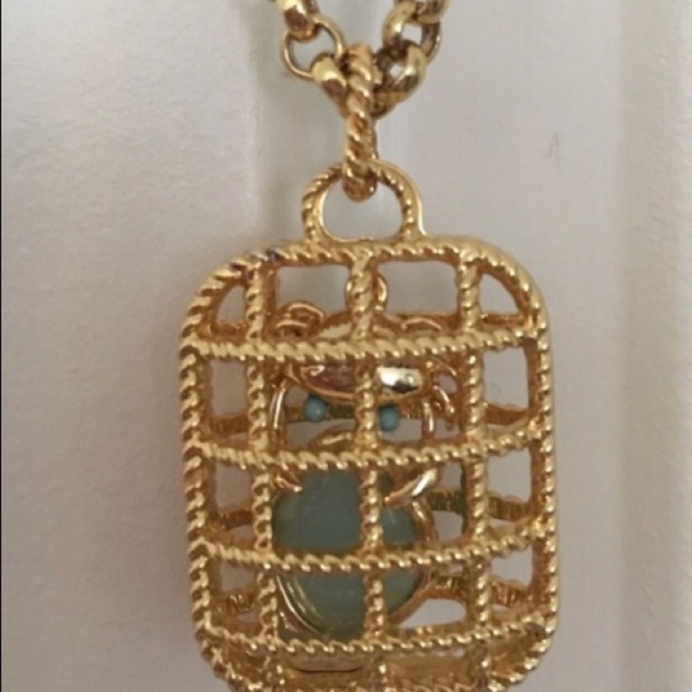 Lilly Pulitzer Basket Case Crab Necklace